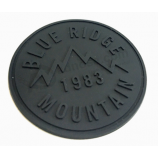 Pvc moral patches benutzerdefinierte gummi jacke abzeichen