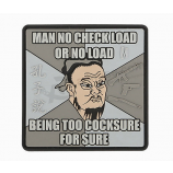 Unique Design Cloth PVC Badge Rubber Silicone Patches