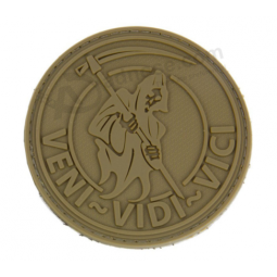 Hochwertige weiche PVC-Patch für Kleidung benutzerdefinierte Logo Gummi Patches