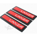 Aangepaste logo hoge kwaliteit pvc rubber patch voor tassen