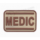 Colorful 3D silicone label embossed logo PVC rubber patch