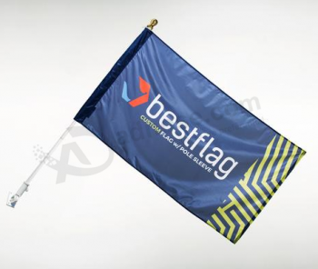 Customized Promotional Wall Flag Advertising Outdoor Wall Flag