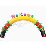 Arco de bienvenida inflable de evento personalizado de tela oxford