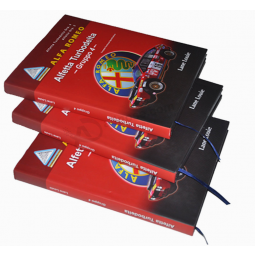Impression de livre de papier enduit imprimé par logo personnalisé