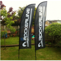Double Sided Flag Banner Custom Feather Swooper Flags
