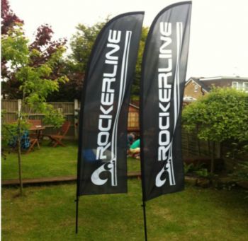 Double Sided Flag Banner Custom Feather Swooper Flags