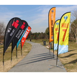 Advertising Exhibition Feather Flag Flying Beach Flag Banner