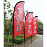GEstricktE PolyEstEr offEnE SwoopEr FEdEr FlaggE zum VErkauf