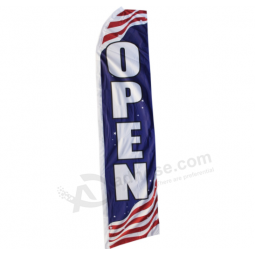 Vertical Advertising Flags Shop Open Swooper Flag