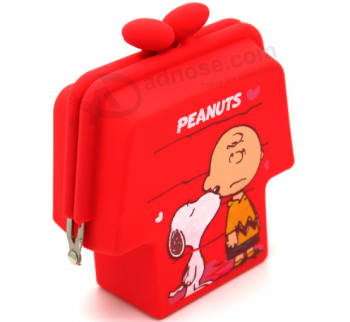 컬러 동물 실리콘 동전 지갑 어린이 가방 지갑