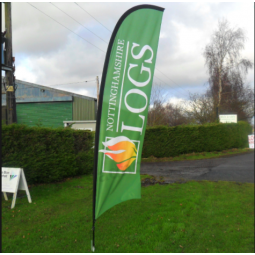 Outdoor Popular Welcome Swooper Flags For Advertising