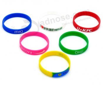 дешевые пользовательские силиконовые браслеты дешевые простые резиновые браслеты