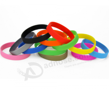 Personalized mix color bracelet adjustable silicone rubber hand strap