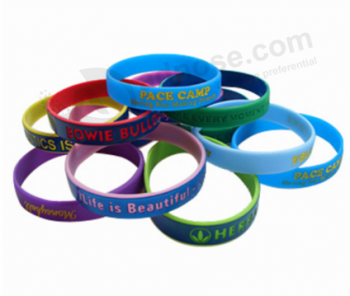 Oem haute qualité en plastique silicone bracelets jetables