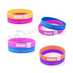 Armband des kundenspezifischen Armband-fördernden Silikons für Verkauf