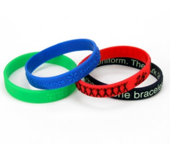 Bulk custom Gift new Silicone Bracelet Wrist Band sports men energy