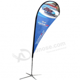 Drapeaux de publicité de larme de taille faite sur commande usine faite sur commande