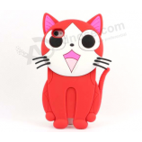 Custom phone cover silicone rubber phone case for girls 