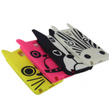 Cartoon smart phone case animal shape silicone rubber phone case cover