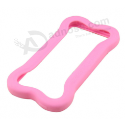 Bone shape universal silicone bumper case for mobile phone