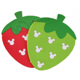 Kundenspezifische Fruchtform schöne Silikonschalenuntersetzer