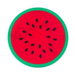 Wholesale beautiful watermelon silicone cup coaster 