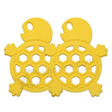 OEM good quality 3D rubber pvc cup tea drink coasters