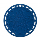 Antislip black blue single color soft pvc wine coaster