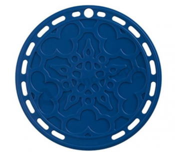 Antislip schwarz blau einzelne Farbe weichen PVC Wein Coaster