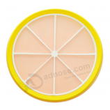 Fashion Embossed Silicone Coasters Rubber Drink Cup Coaster