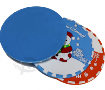 Promotional Gifts Custom soft pvc silicone Coaster insulation board