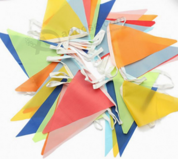 Colorful Triangle Flag Square Party Decorate Bunting Flag with any size