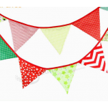 Cheap Custom Wedding Polyester Bunting String Flag with high quality and any size