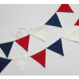 Fabric Bunting Decorative Wedding Party String Flag with high quality and any size