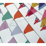 High Quality Customized Polyester Fabric Bunting Flags with high quality and any size