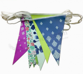 Bulk Wholesale PVC Plastic Triangle Bunting Flag with high quality and any size