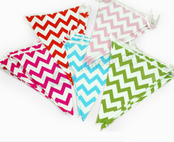 Indoor Decorative String Flags Mini Banner Custom with high quality and any size