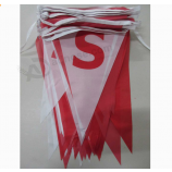 Factory Supply Promotion Polyester String Flag Custom with any size