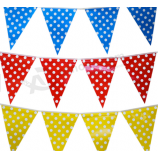 PVC Bunting Flags Triangle String Flag For Decor with high quality and any size