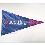 Digital Printing Polyester Triangle Bunting Flags For Promotion with high quality and any size