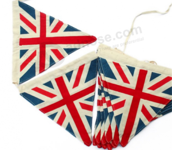 Grã-Bretanha dEcorativa bunting bandeiras de seqüência de caracteres do Reino Unido