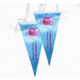 China Supplier Advertising Bunting Custom Mini Triangle Flags with high quality and any size