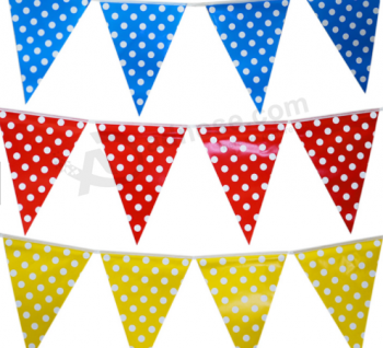 Popular Bunting Pennant PVC String Birthday Flag with high quality and any size