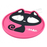Non -slip Soft Rubber Cup Custom Size PVC Coaster Mat