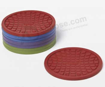 Coasters de tasse de silicone ensemble coaster de tasse de silicone