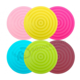 Soft plastic cup coaster mat soft pvc bar coaster