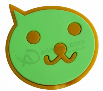 Cute shape silicone cup coaster for decoration 