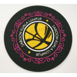 Custom brand logo rubber coaster silicone drink coasters