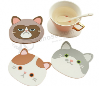 Non-slip custom printing tea coffee cup coaster mat with high quality and any size