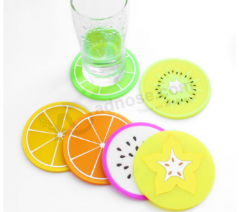 Low Price Silicone Coffee Coaster Restaurant Bar Rubber Coaster with high quality and any size